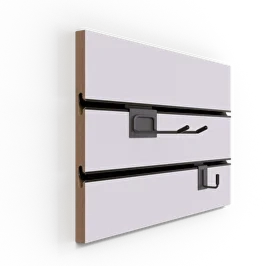 Размещение кронштейнов, полок, корзин, шкафов, держателей и других аксесуаров из набора