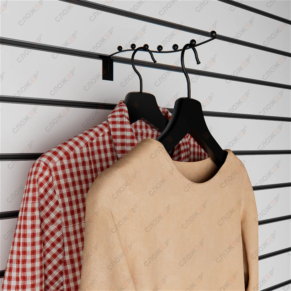 Кронштейн вешалка для одежды классик