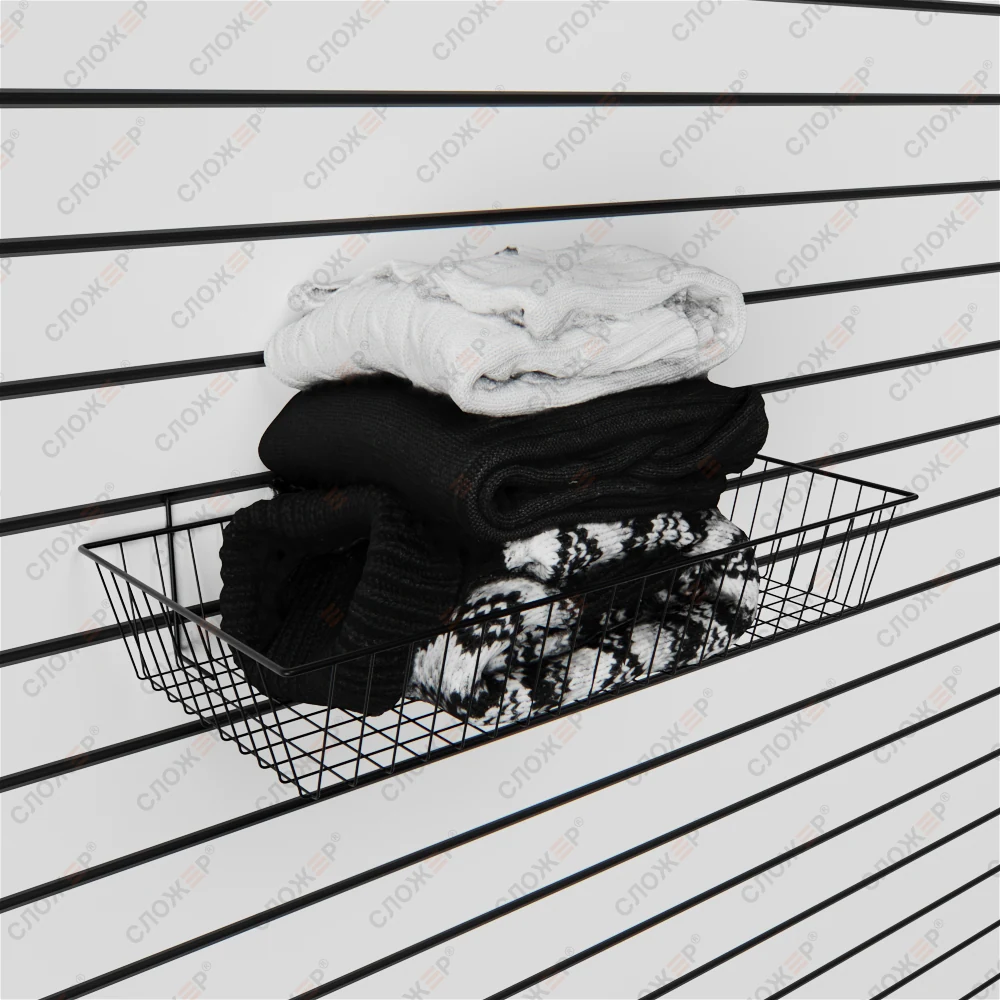 Кронштейн корзина металлическая 100