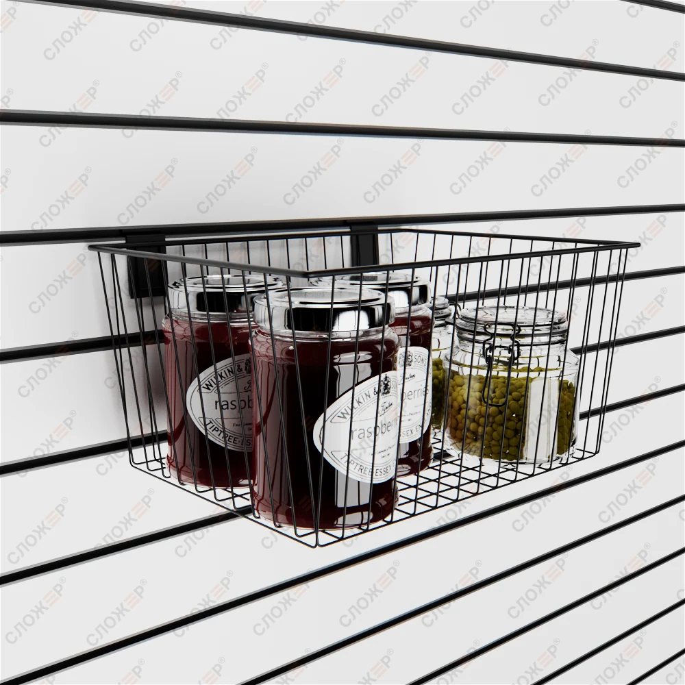 Кронштейн корзина металлическая 300